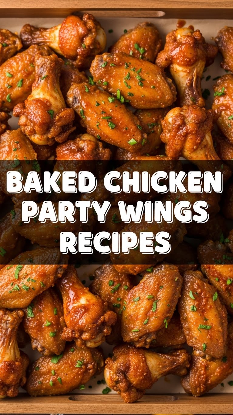 Baked Chicken Party Wings Recipes
