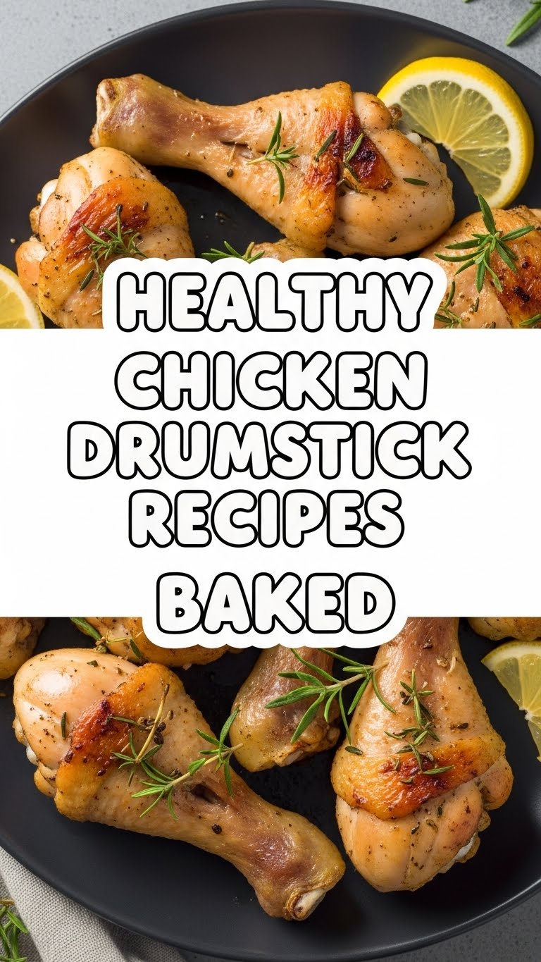 Healthy Chicken Drumstick Recipes Baked