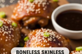 Boneless Skinless Chicken Thigh Recipes Baked Teriyaki
