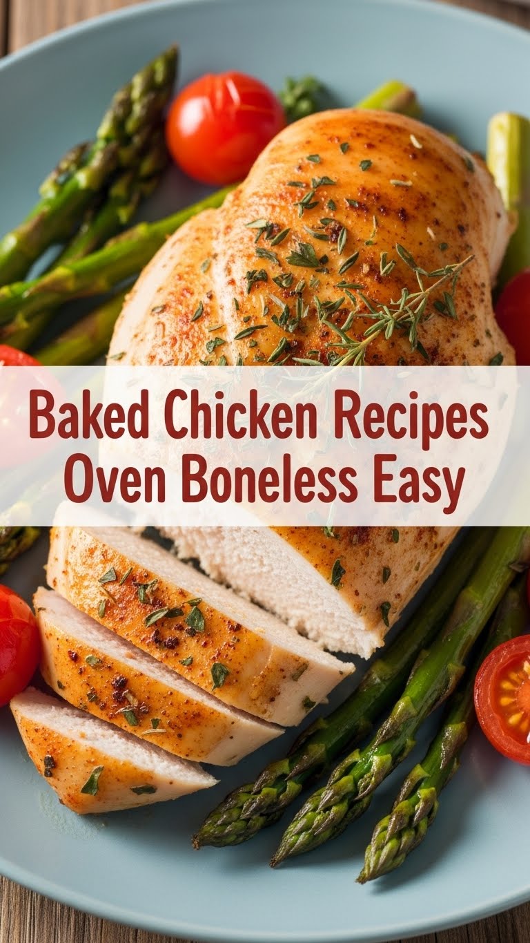 Baked Chicken Recipes Oven Boneless Easy
