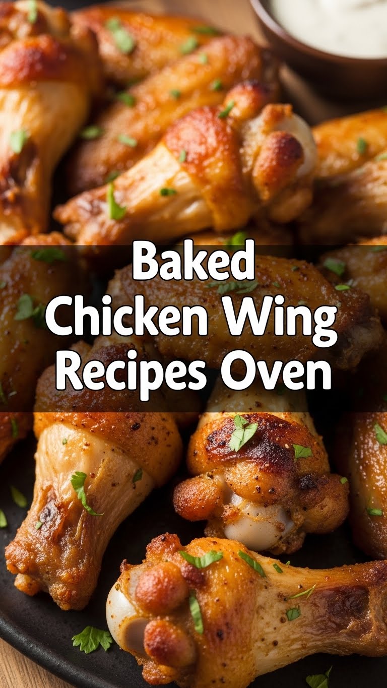 Baked Chicken Wing Recipes Oven