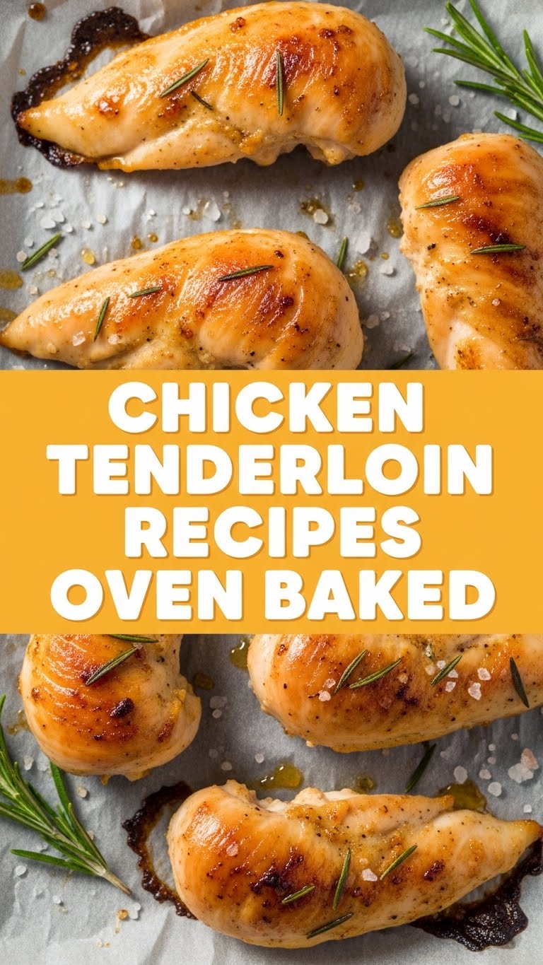 Chicken Tenderloin Recipes Oven Baked
