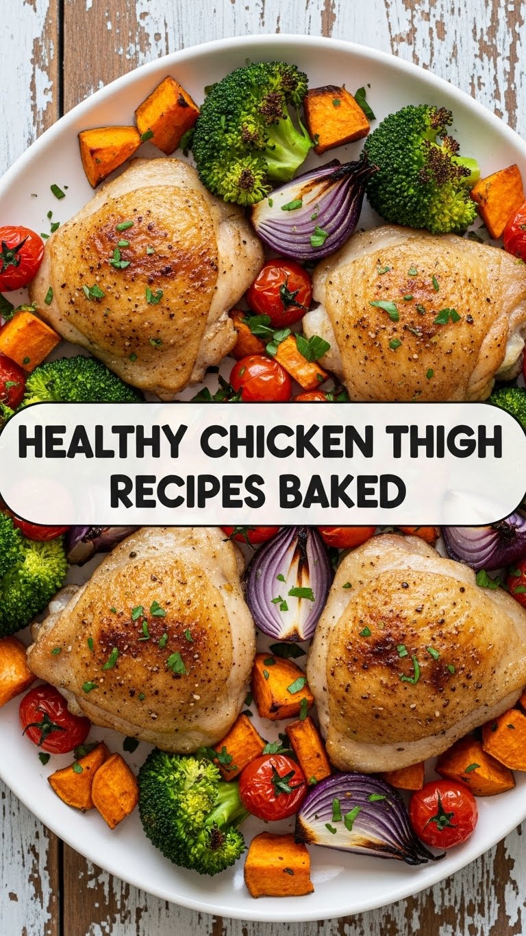 Healthy Chicken Thigh Recipes Baked