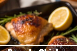 Bone In Chicken Thigh Recipes Oven Baked