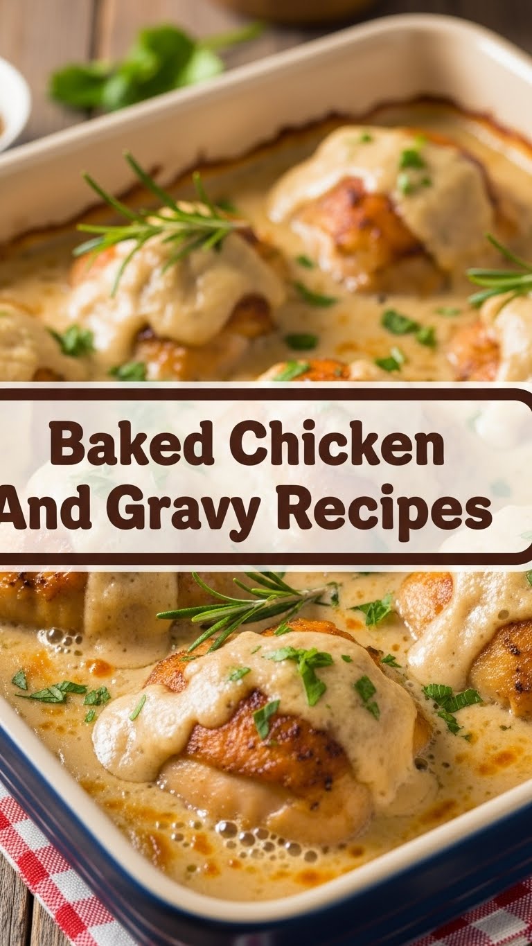 Baked Chicken And Gravy Recipes