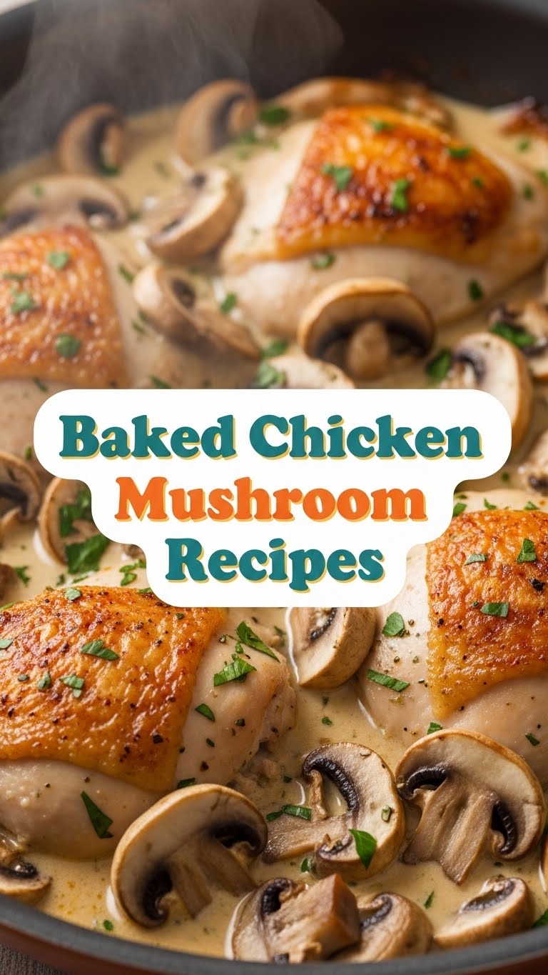 Baked Chicken Mushroom Recipes