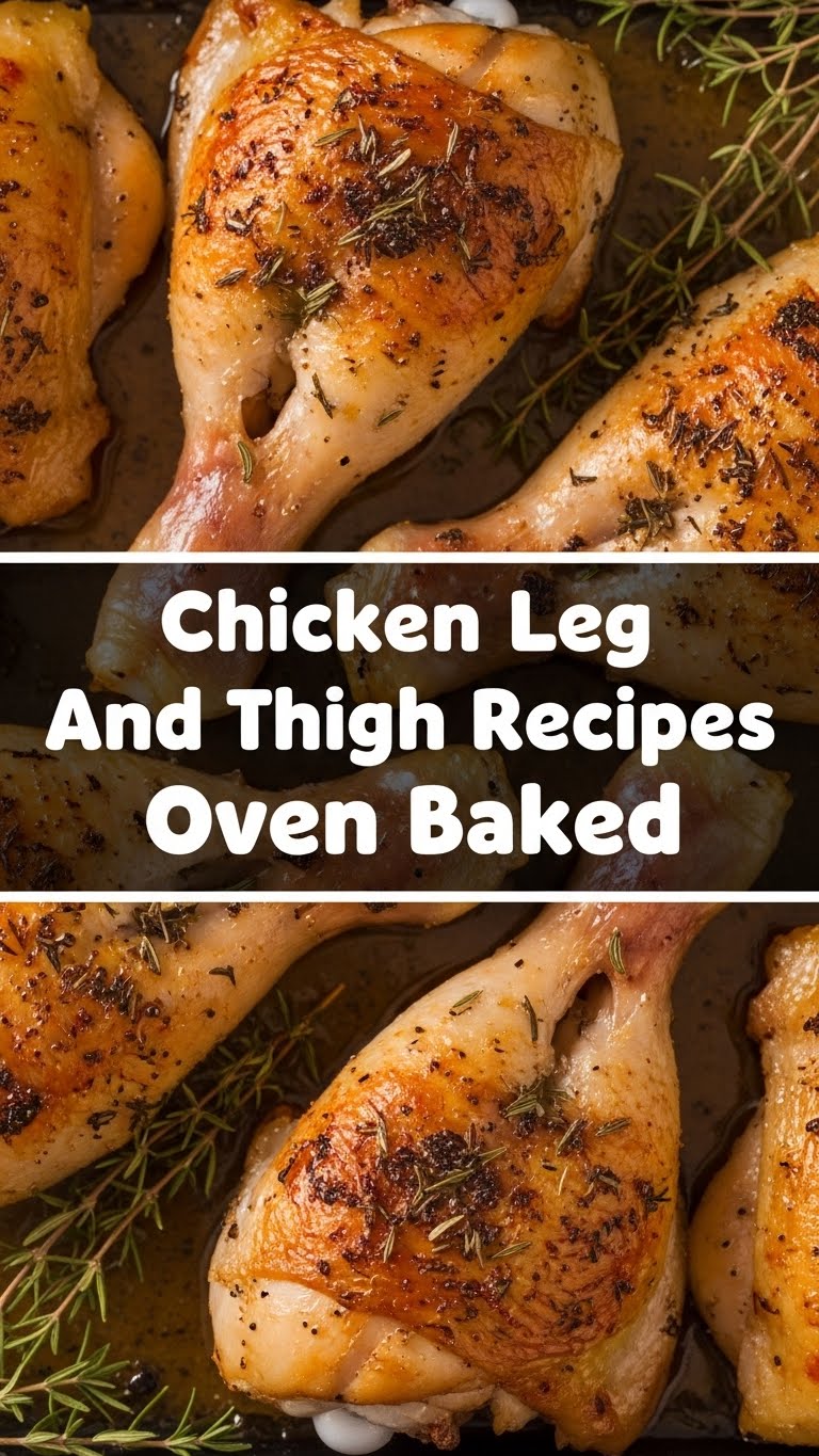 Chicken Leg And Thigh Recipes Oven Baked