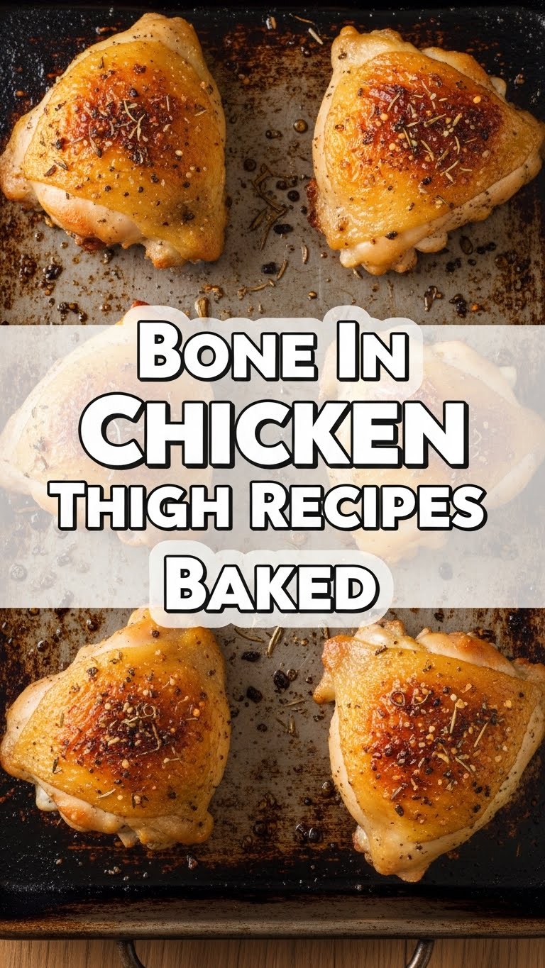 Bone In Chicken Thigh Recipes Baked