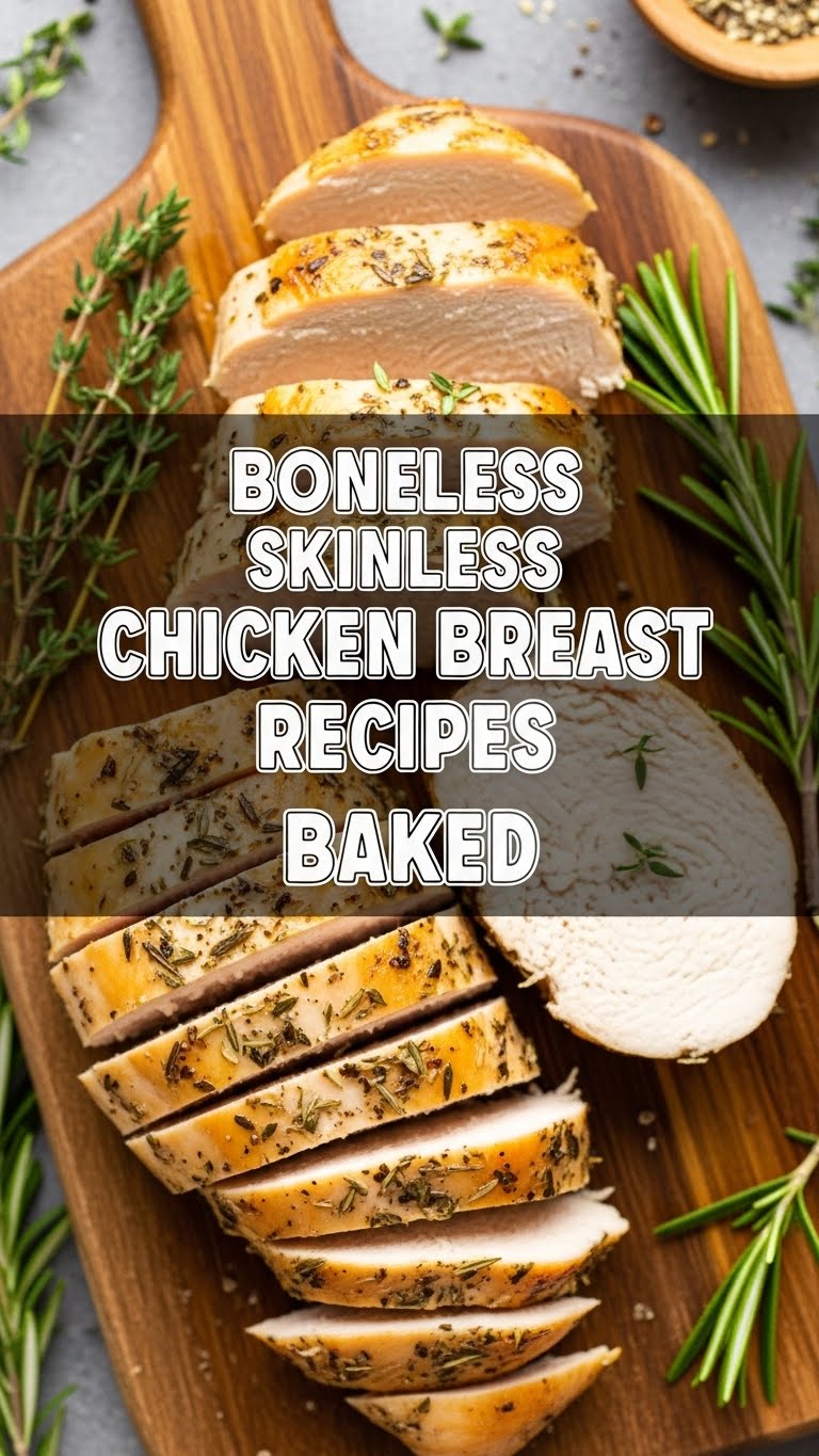 Boneless Skinless Chicken Breast Recipes Baked