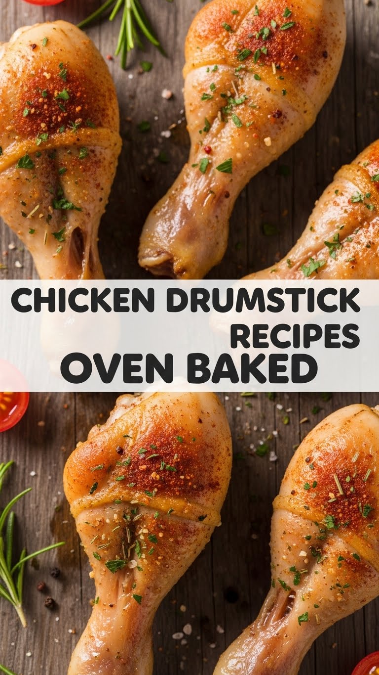 Chicken Drumstick Recipes Oven Baked