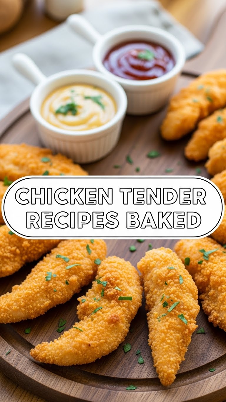 Chicken Tender Recipes Baked