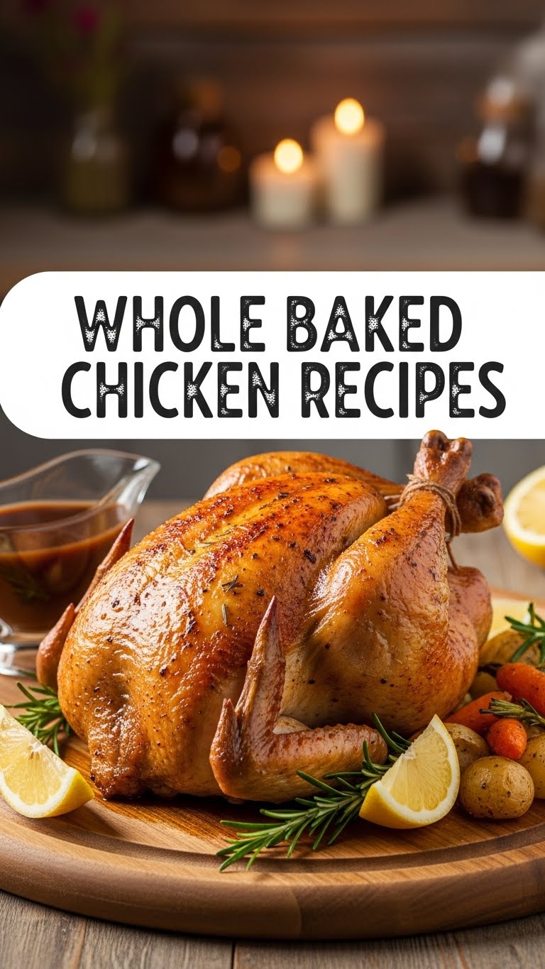 Whole Baked Chicken Recipes
