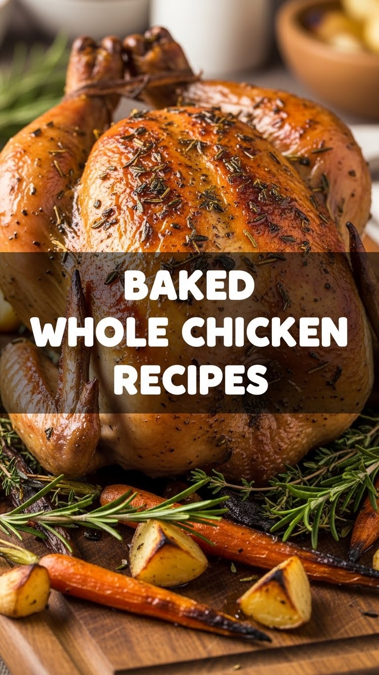 Baked Whole Chicken Recipes