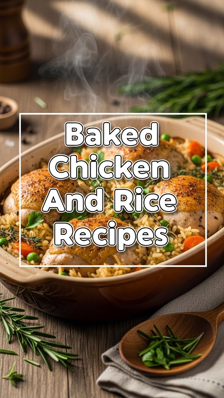 Baked Chicken And Rice Recipes