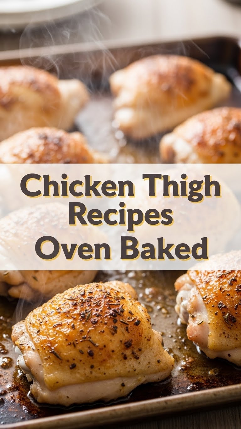 Chicken Thigh Recipes Oven Baked