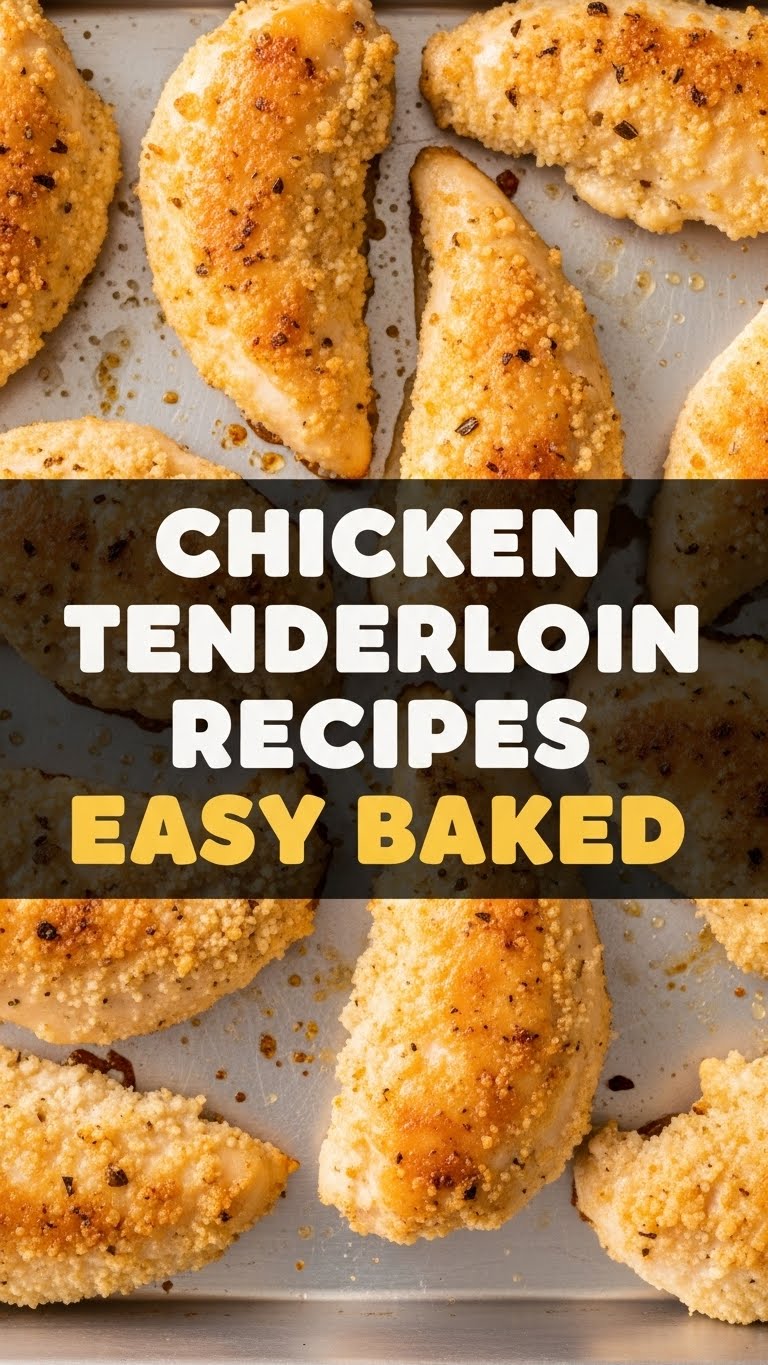 Chicken Tenderloin Recipes Easy Baked