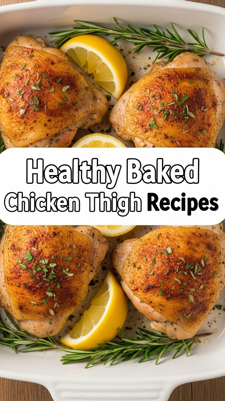 Healthy Baked Chicken Thigh Recipes