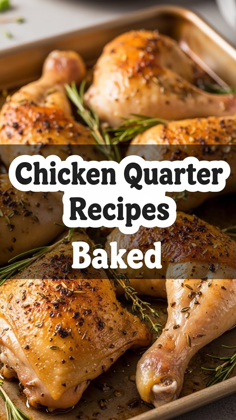 Chicken Quarter Recipes Baked