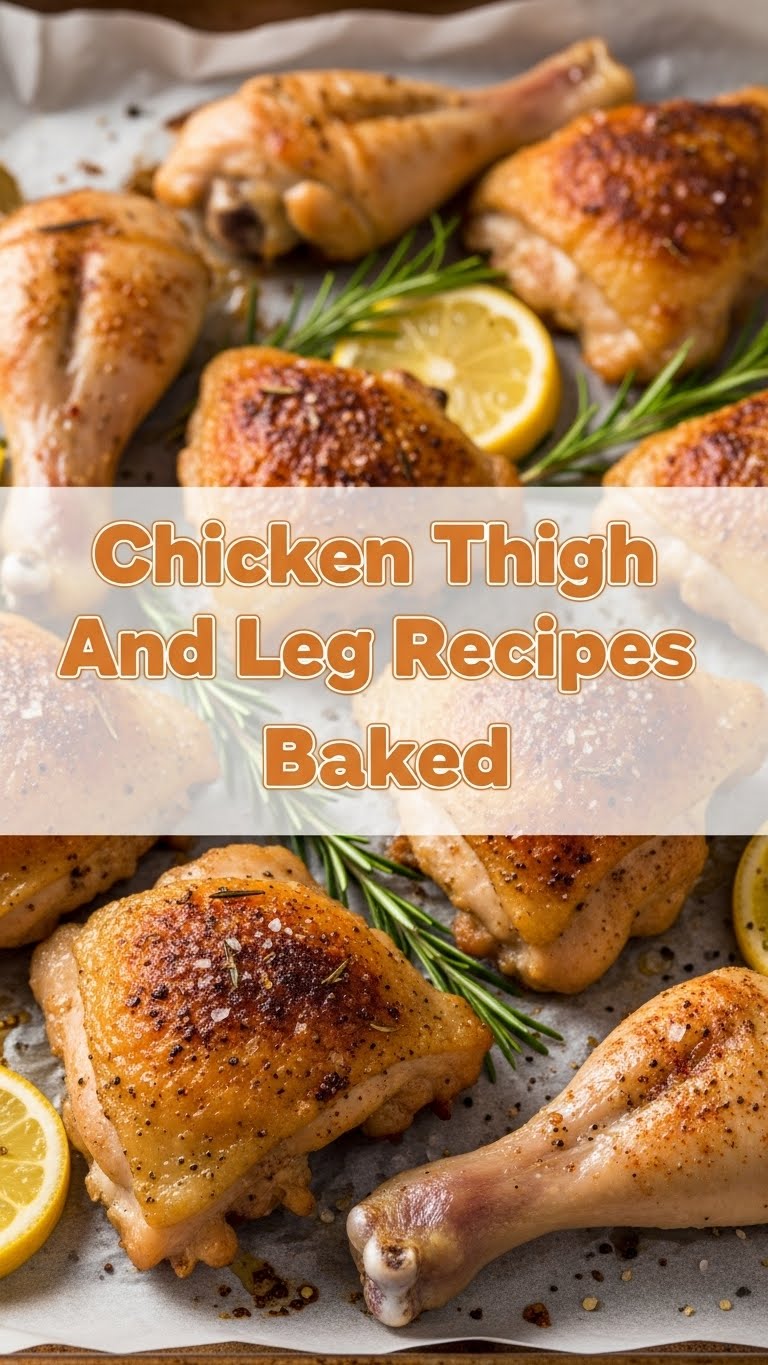 Chicken Thigh And Leg Recipes Baked