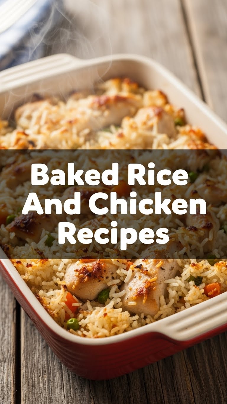 Baked Rice And Chicken Recipes