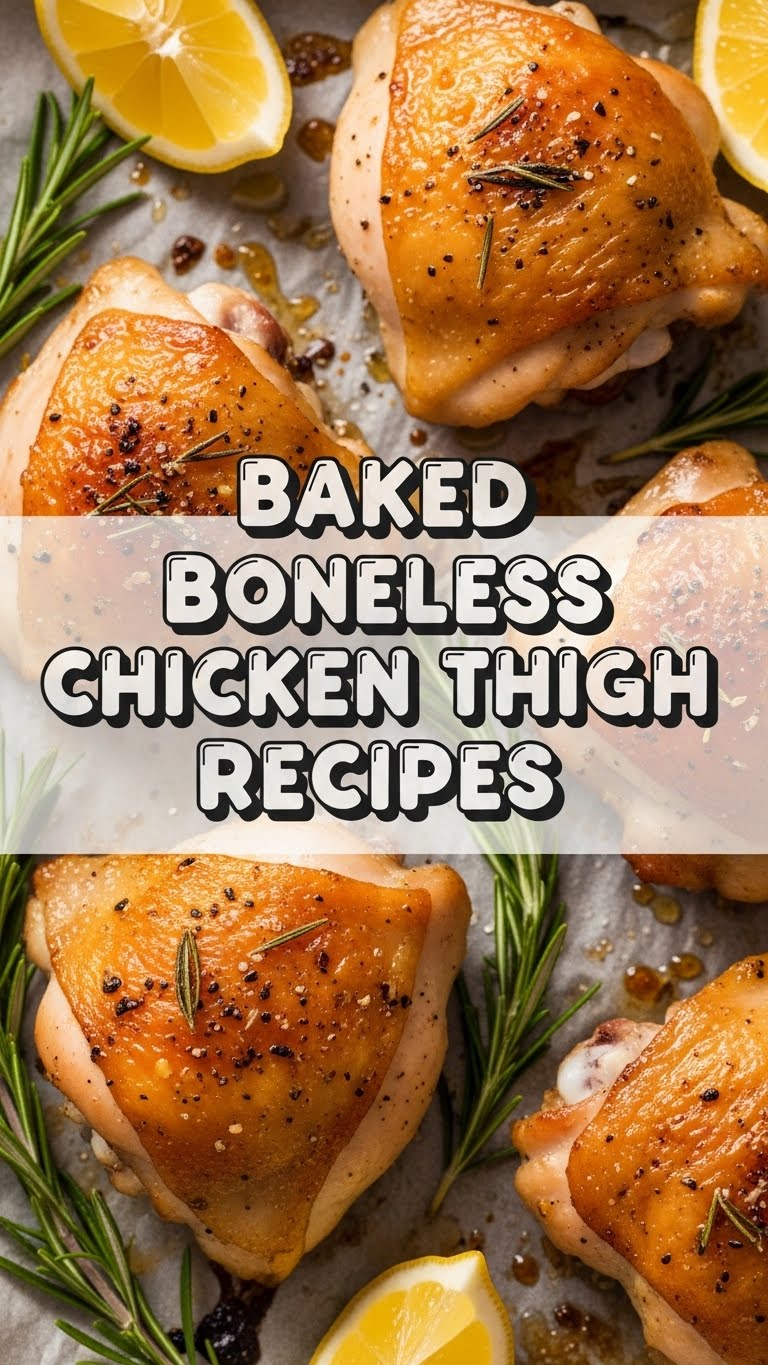 Baked Boneless Chicken Thigh Recipes