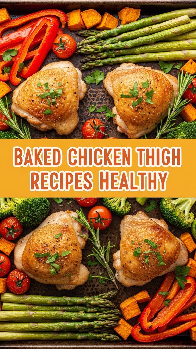 Baked Chicken Thigh Recipes Healthy