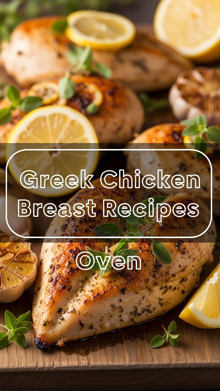 Greek Chicken Breast Recipes Oven