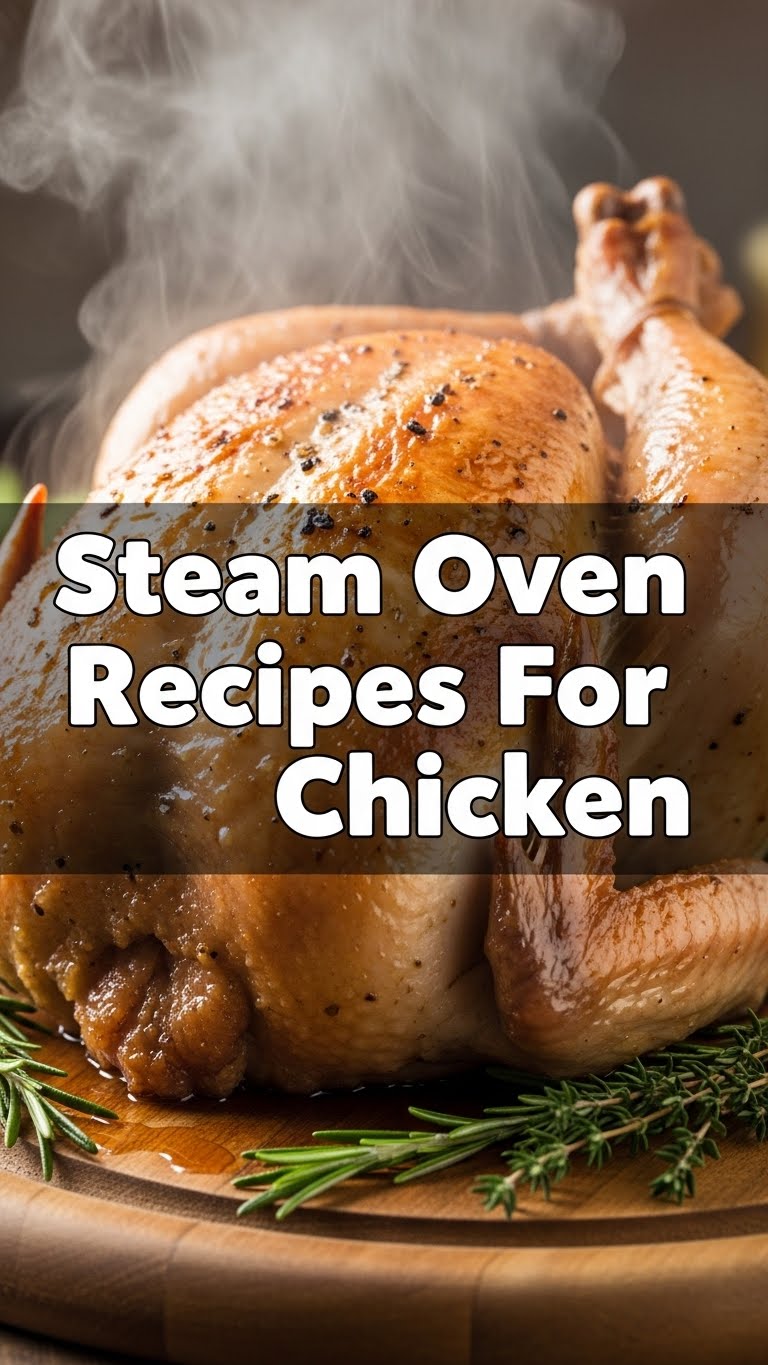 Steam Oven Recipes For Chicken