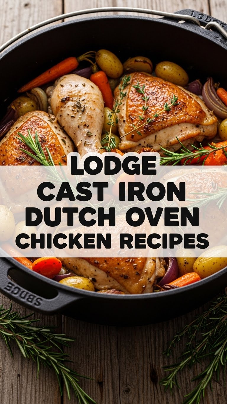 Lodge Cast Iron Dutch Oven Chicken Recipes