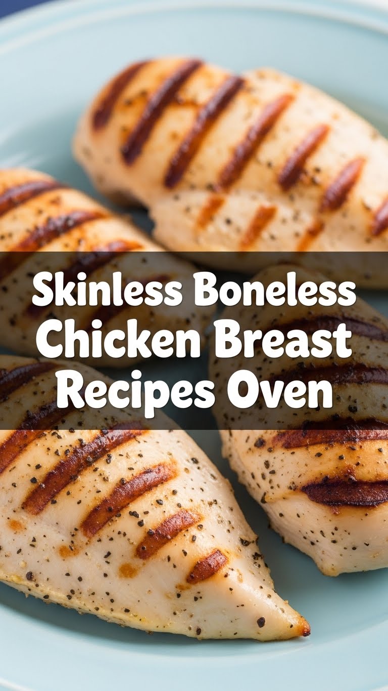 Skinless Boneless Chicken Breast Recipes Oven