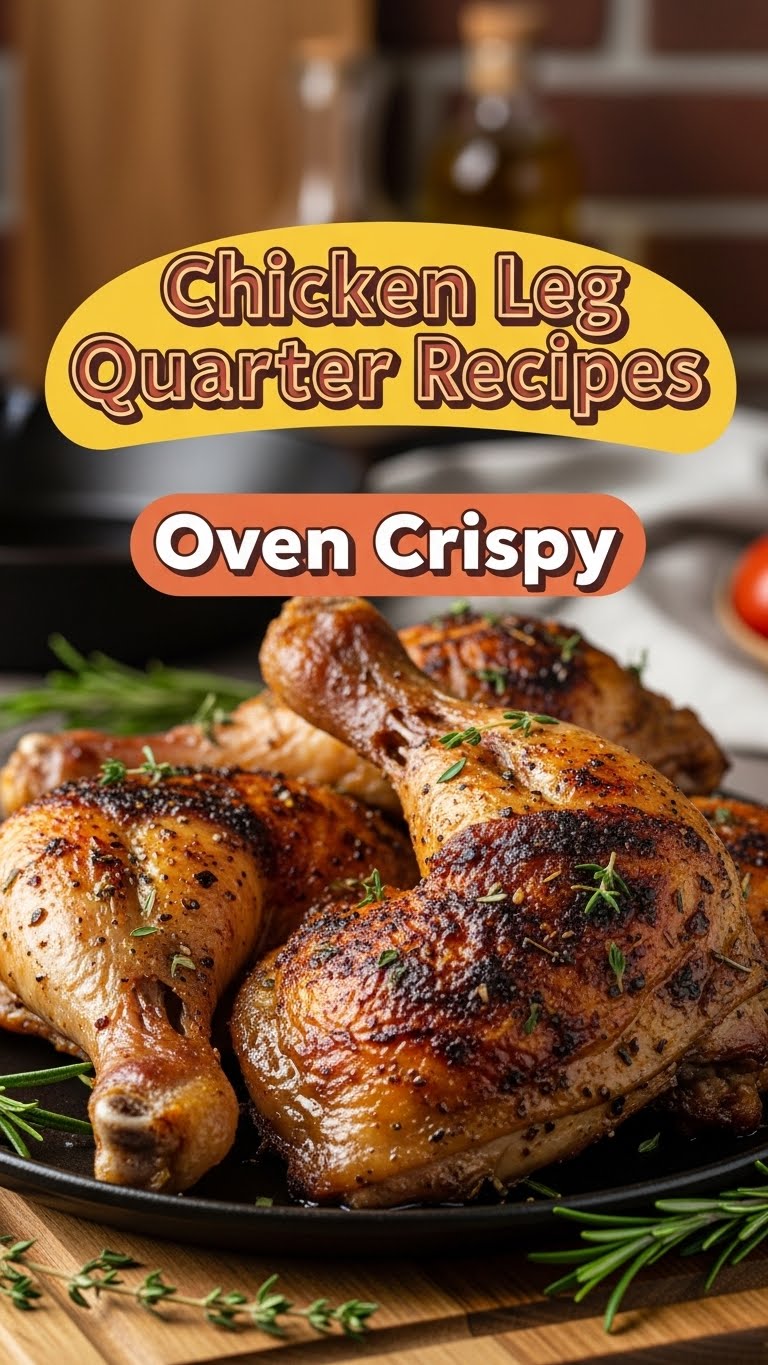 Chicken Leg Quarter Recipes Oven Crispy
