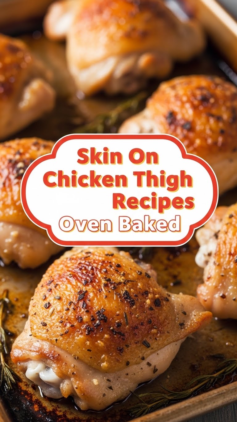 Skin On Chicken Thigh Recipes Oven Baked