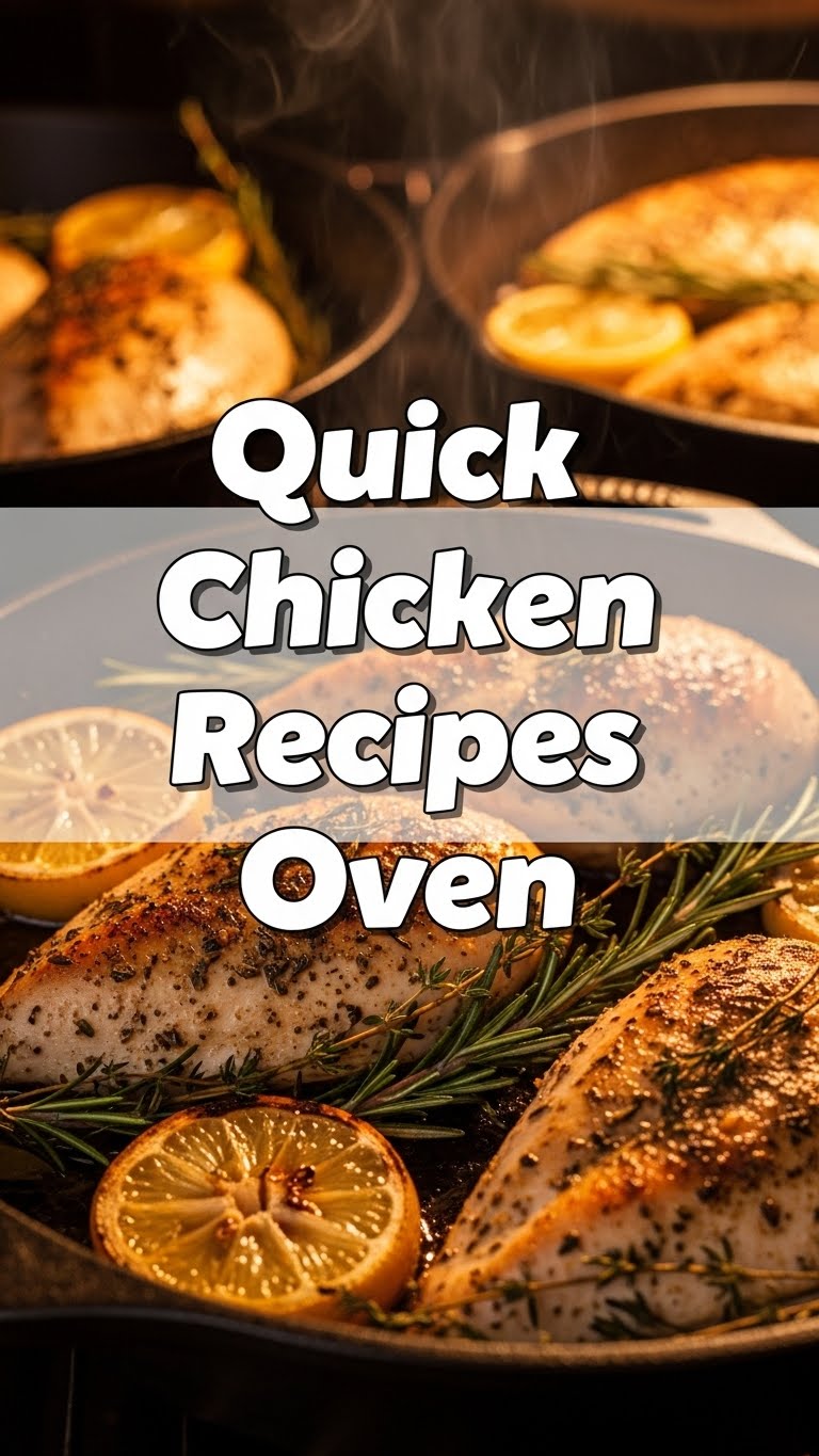 Quick Chicken Recipes Oven