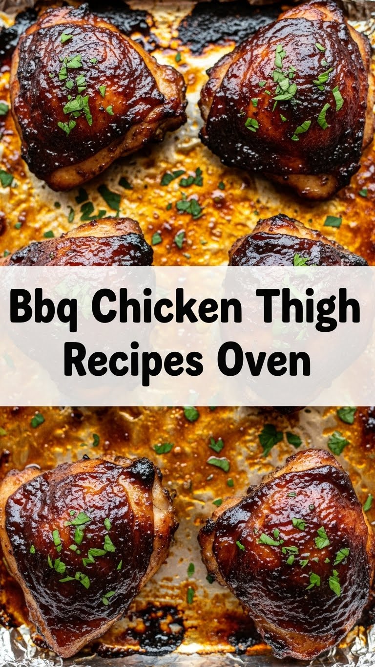 Bbq Chicken Thigh Recipes Oven