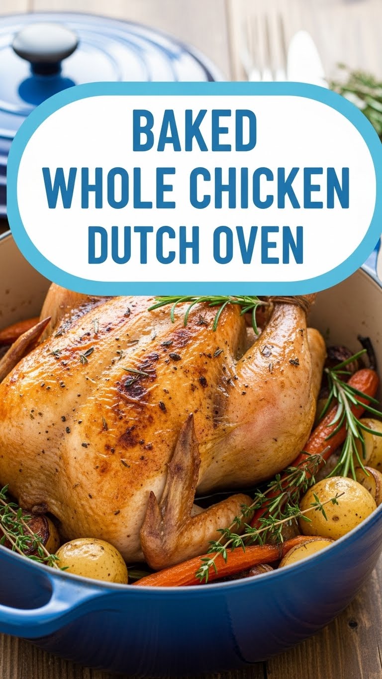 Baked Whole Chicken Recipes Dutch Oven