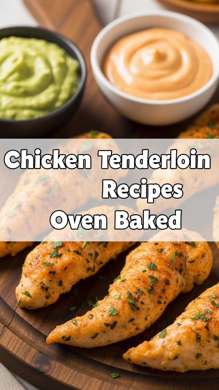 Chicken Tenderloin Recipes Oven Baked