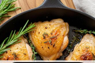 Bone In Chicken Thigh Recipes Oven Baked