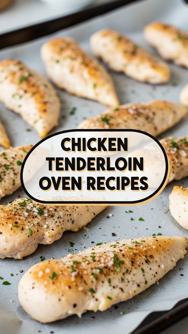 Chicken Tenderloin Oven Recipes