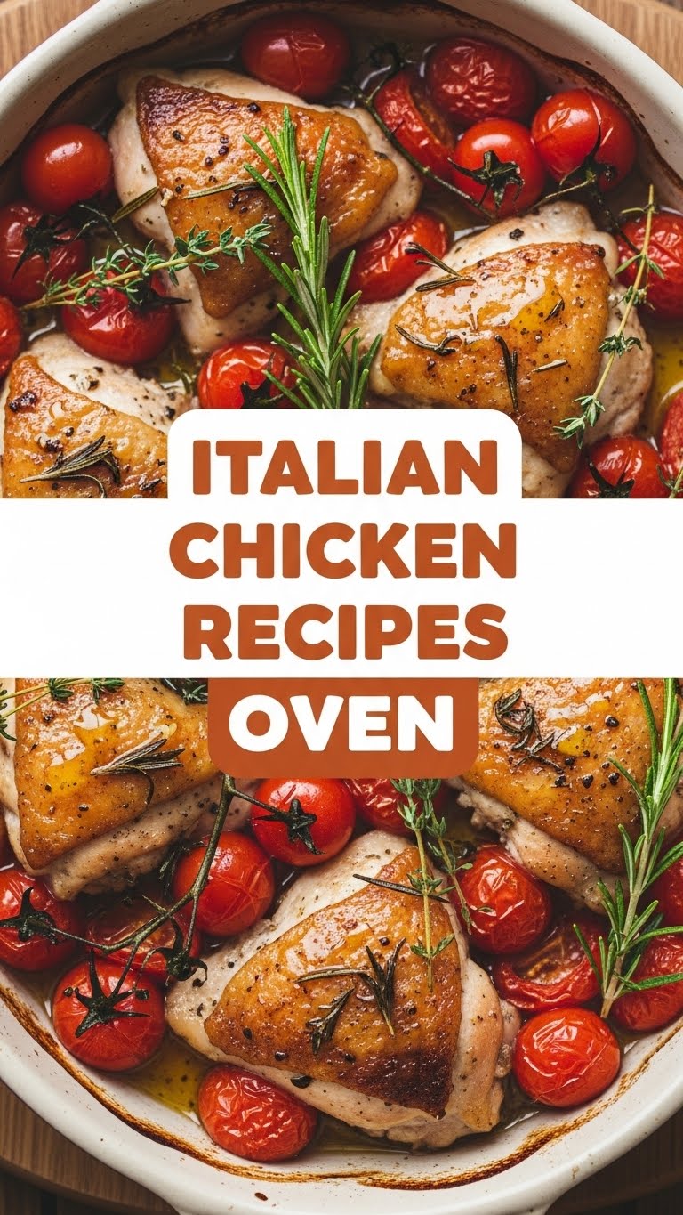 Italian Chicken Recipes Oven