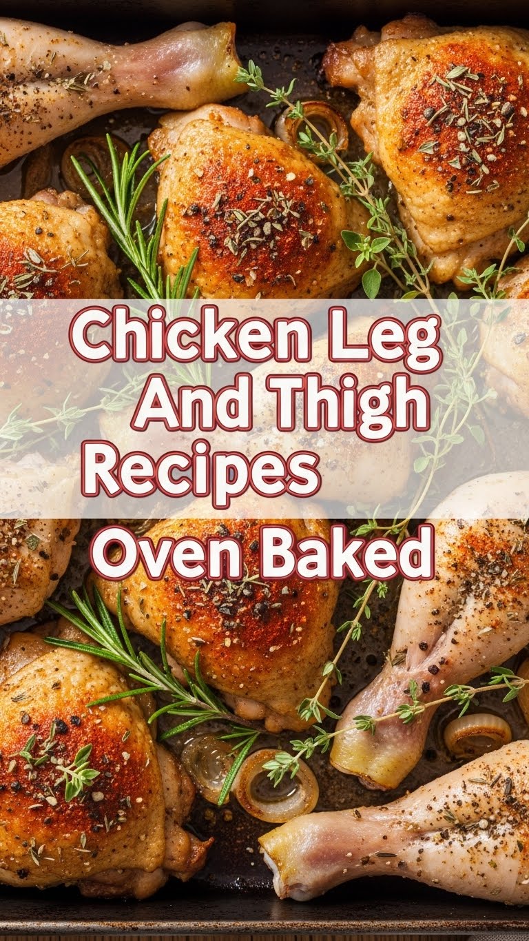 Chicken Leg And Thigh Recipes Oven Baked