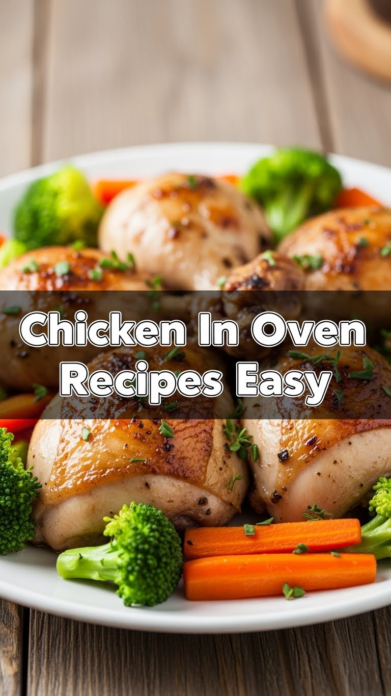 Chicken In Oven Recipes Easy