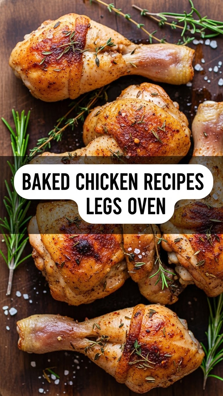 Baked Chicken Recipes Legs Oven
