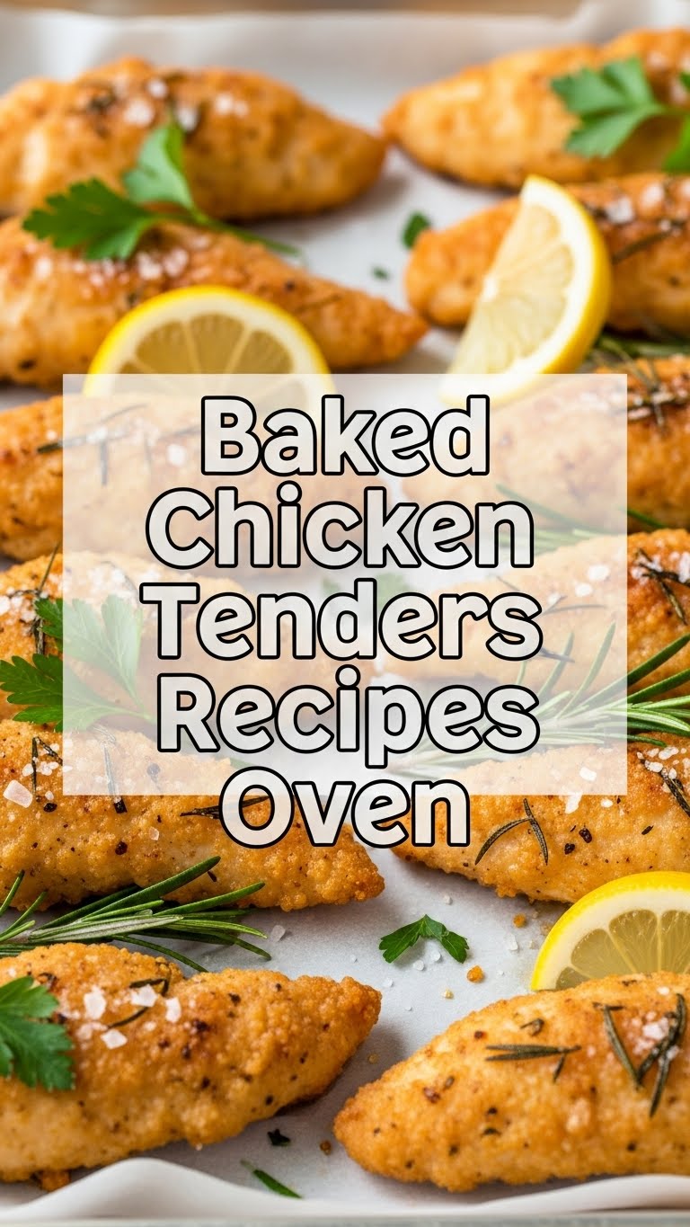 Baked Chicken Tenders Recipes Oven
