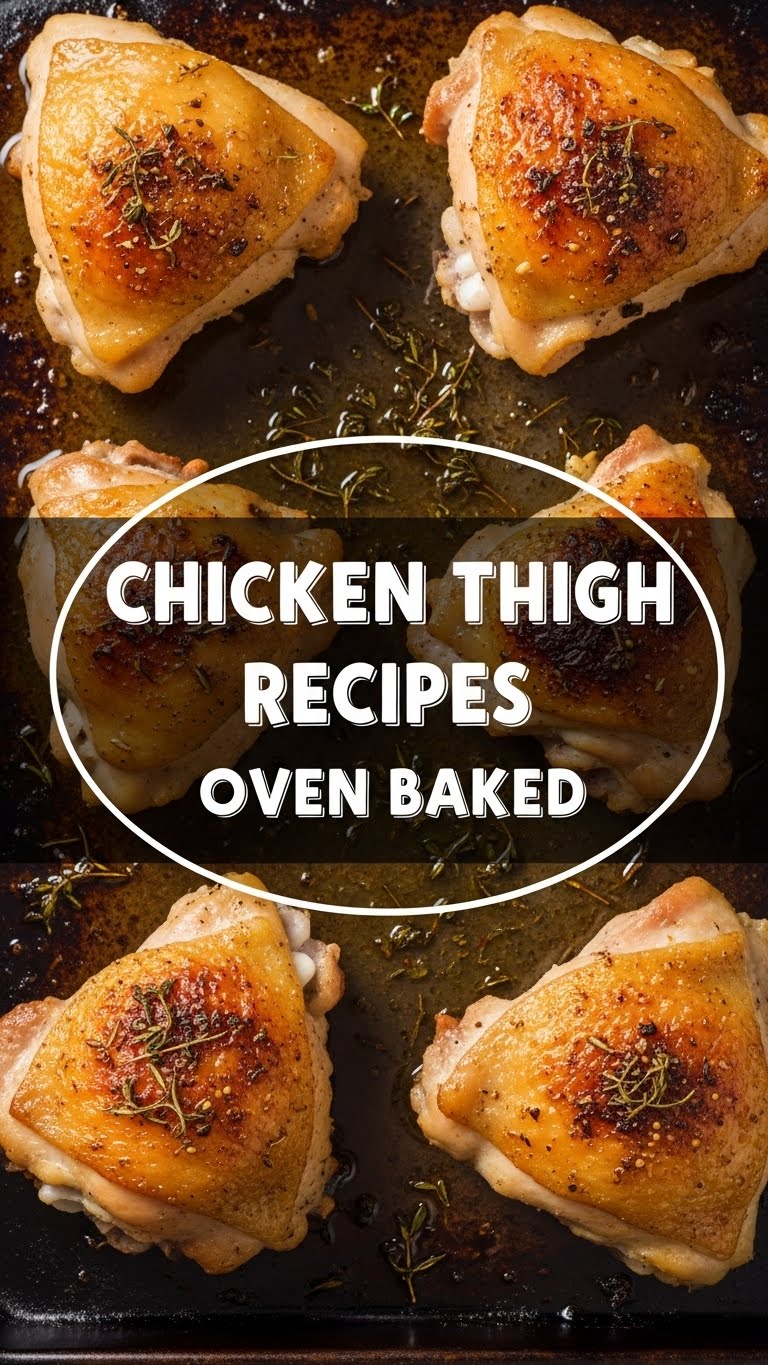 Chicken Thigh Recipes Oven Baked