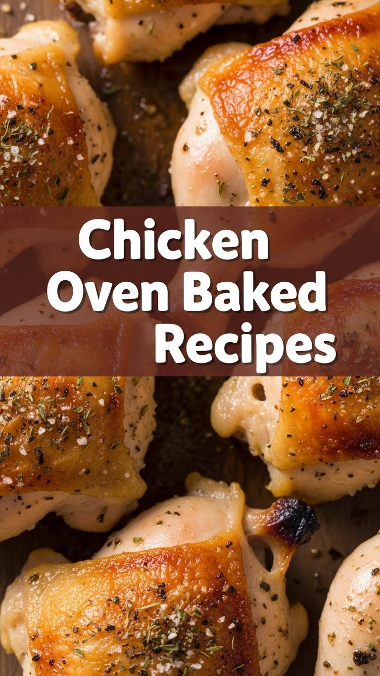Chicken Oven Baked Recipes