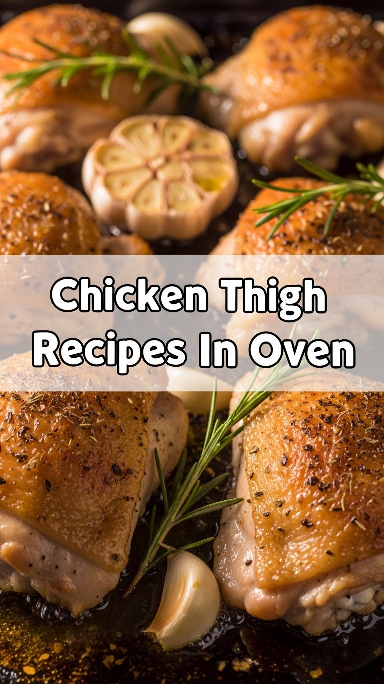 Chicken Thigh Recipes In Oven