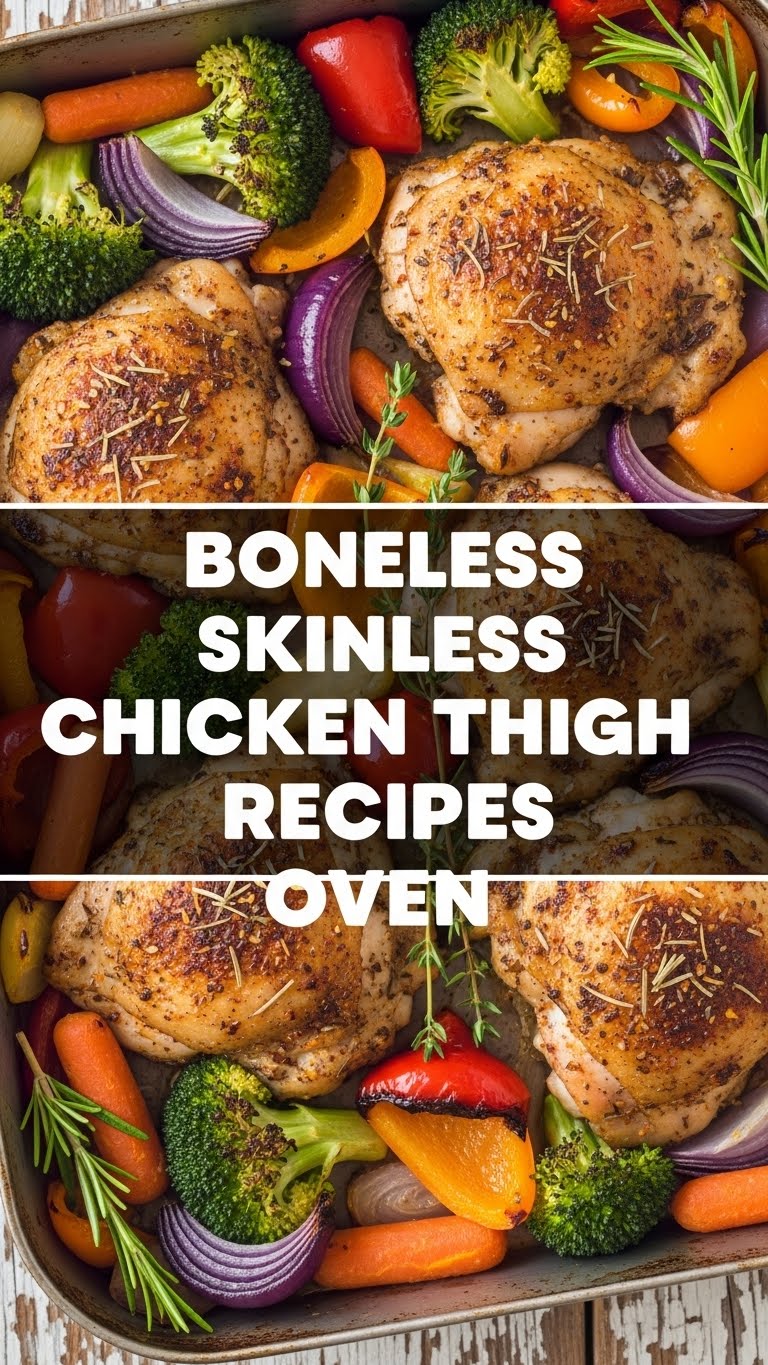 Boneless Skinless Chicken Thigh Recipes Oven