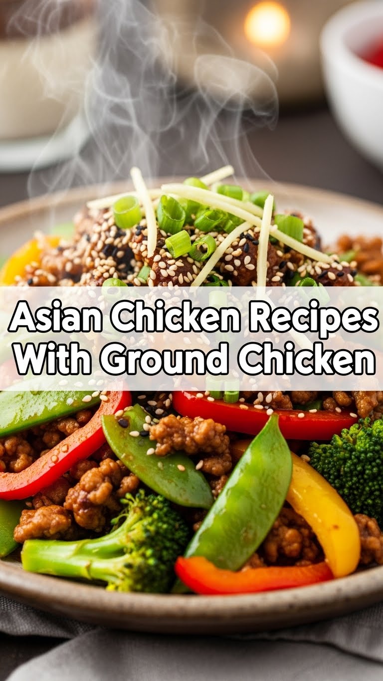 Asian Chicken Recipes With Ground Chicken