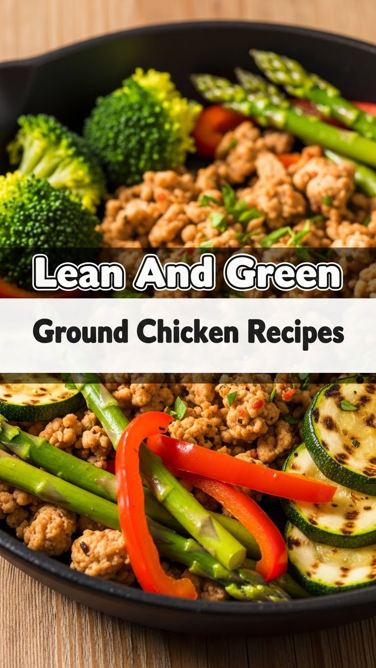 Lean And Green Ground Chicken Recipes
