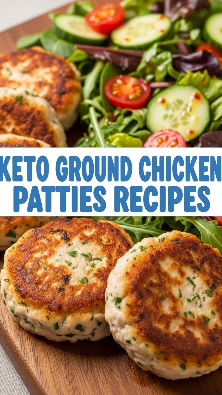Keto Ground Chicken Patties Recipes